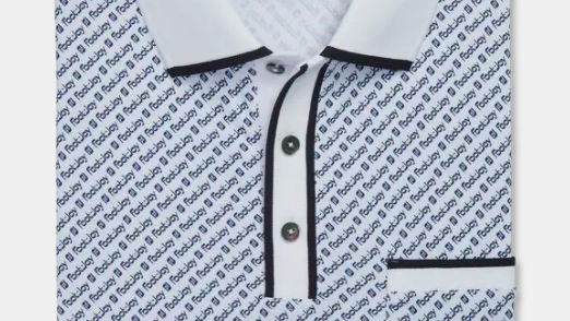 Pique FJ Print Polo